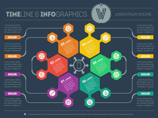Web Template for circle infographic, diagram or presentation. Bu