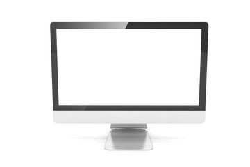 Modern Screen Monitor. 3d rendering.