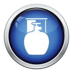 Camping gas container icon