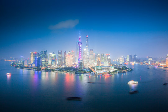 Shanghai Skyline at Night