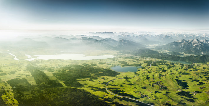 Allgaeu Aerial View