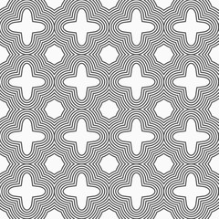 Slim gray four foils with offset merging