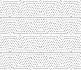 Slim gray triangles with offset