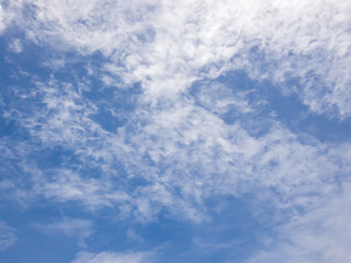 Beautiful of blue sky and group of cloud. White cloud and blue sky. Blue sky background.Beautiful blue sky and white cloud represent the sky and cloud concept related idea.