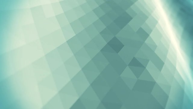 Perfect seamless loop of smooth waving misty polygons.