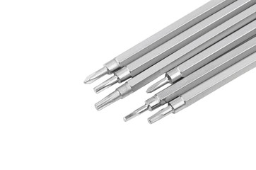 Screwdriver tools set, isolated on white background