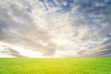 The landscapes sky with clouds and sunrise retouch