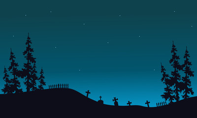 Halloween tomb backgrounds at the night