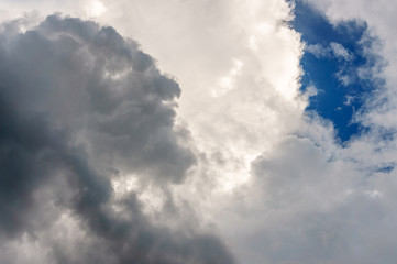 Fototapeta na wymiar Clouds of rainy season background
