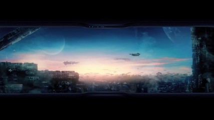 Person Opens Digital Window In Future City - Powered by Adobe