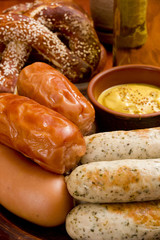 Traditional german sausages