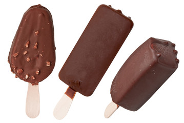 Ice cream isolated on white