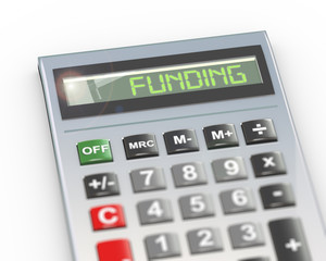 3d calculator word text funding