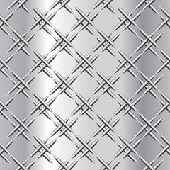 Seamless pattern with ninja weapons. Endless japan background with suriken. © Many backgrounds