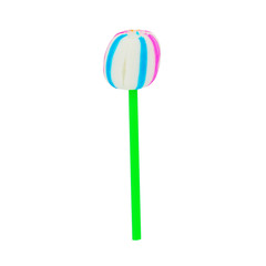 Beautiful Colorful Lollipop isolated on white background