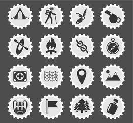 day of skouts icon set