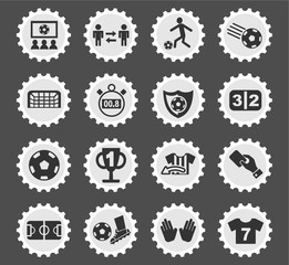 football icon set