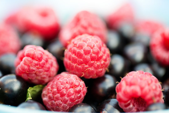 Fresh berries closeup.