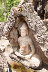 Fototapeta na wymiar antique stone National Park, Phu Phra bat province. Country Thai