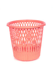 Fototapeta na wymiar Image of plastic basket on white background