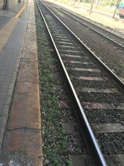 Fototapeta premium Binari della stazione