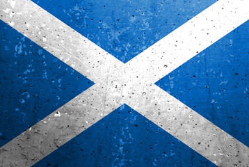 Scotland Grunge Flag (Great Britain)