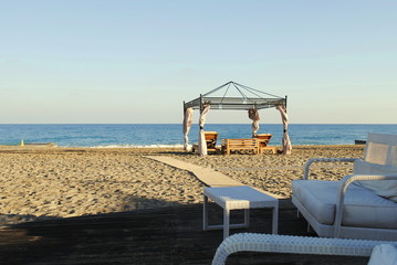 beach sunshade/Crete resort
