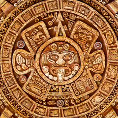 Pagan ornament of a tribe Maya texture