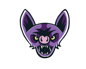 Leadership Animal Logo - Wild Bat Character