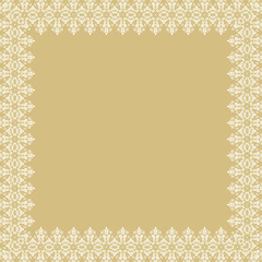 Floral Vector Fine Frame