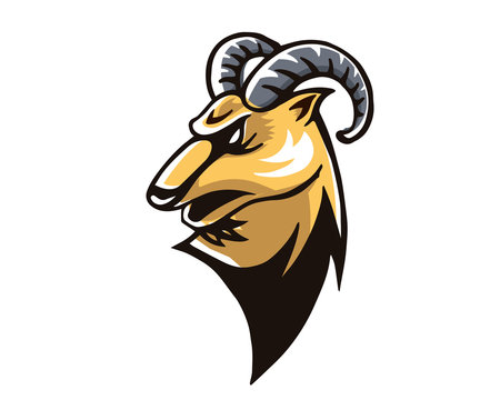 Leadership Animal Logo - Visionary Antelope Character
