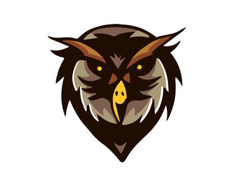 Leadership Animal Logo - Smart Owl Character