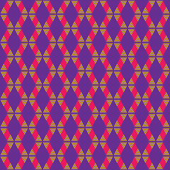 seamless striped colourful rhombus pattern.