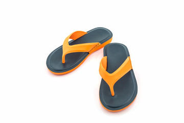 Colorful of Sandals shoes. Flip flops.