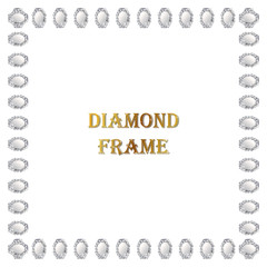 Diamonds square frame