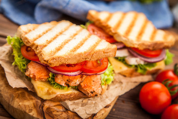 Grilled chicken sandwich