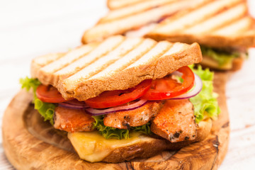 Grilled chicken sandwich