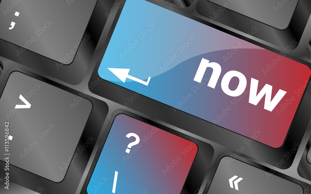 Poster computer keyboard keys with buy word on it . keyboard keys. vector illustration