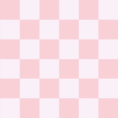 Pink White Chess Board Background Vector Illustration