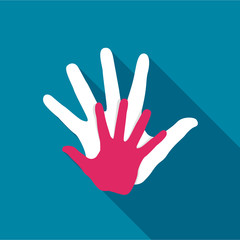 Obraz premium empreinte main