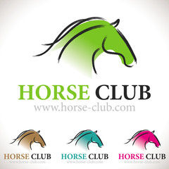 logo cheval équitation centre équestre © Bubble Identity