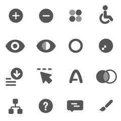 Accessibility icons and color correction - 113600879