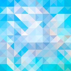 blue bright abstract triangles background