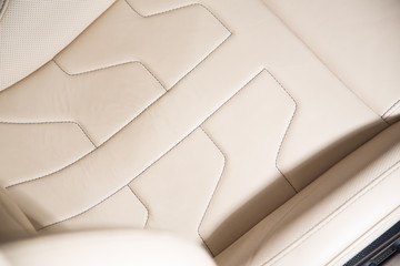 Luxury car seat detail
