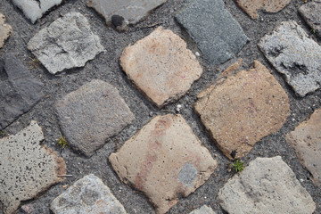 Floor paved - grey background texture