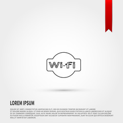 Fototapeta premium Wireless icon.