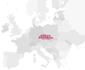 czech republic Location Map