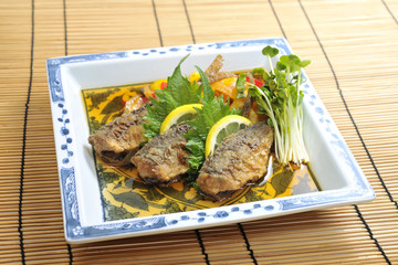 アジの南蛮漬け