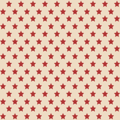 American stars seamless pattern