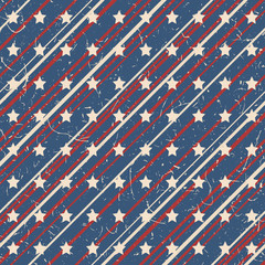 Fototapeta premium American stars and stripes pattern